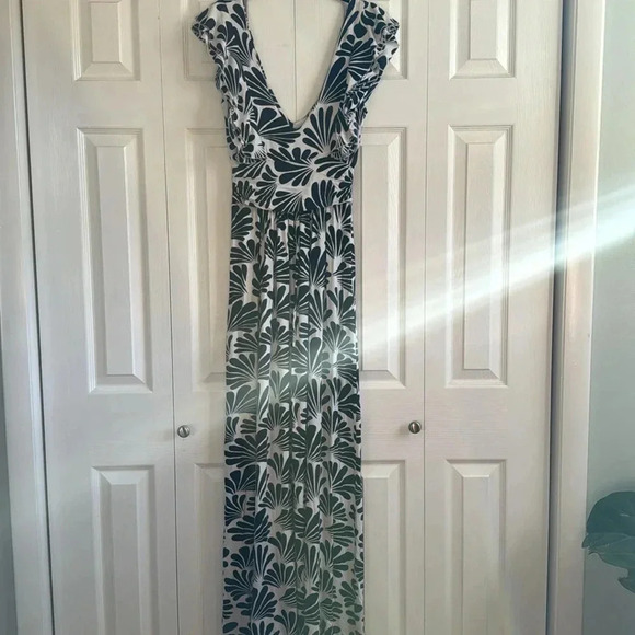 Southern Frock | Navy & White | Maxi | size S - Picture 3 of 3